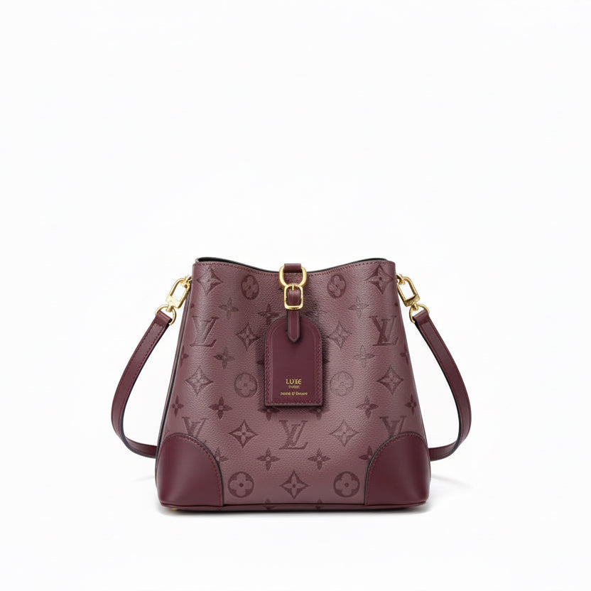 Louis Vuitton vintage fringe bucket bag