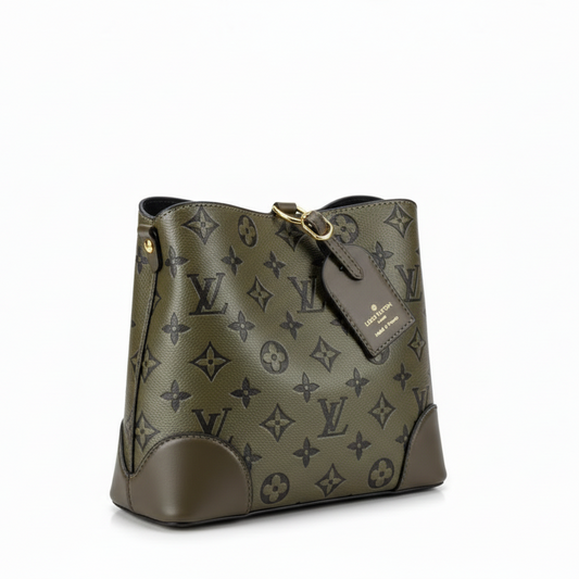Louis Vuitton vintage fringe bucket bag